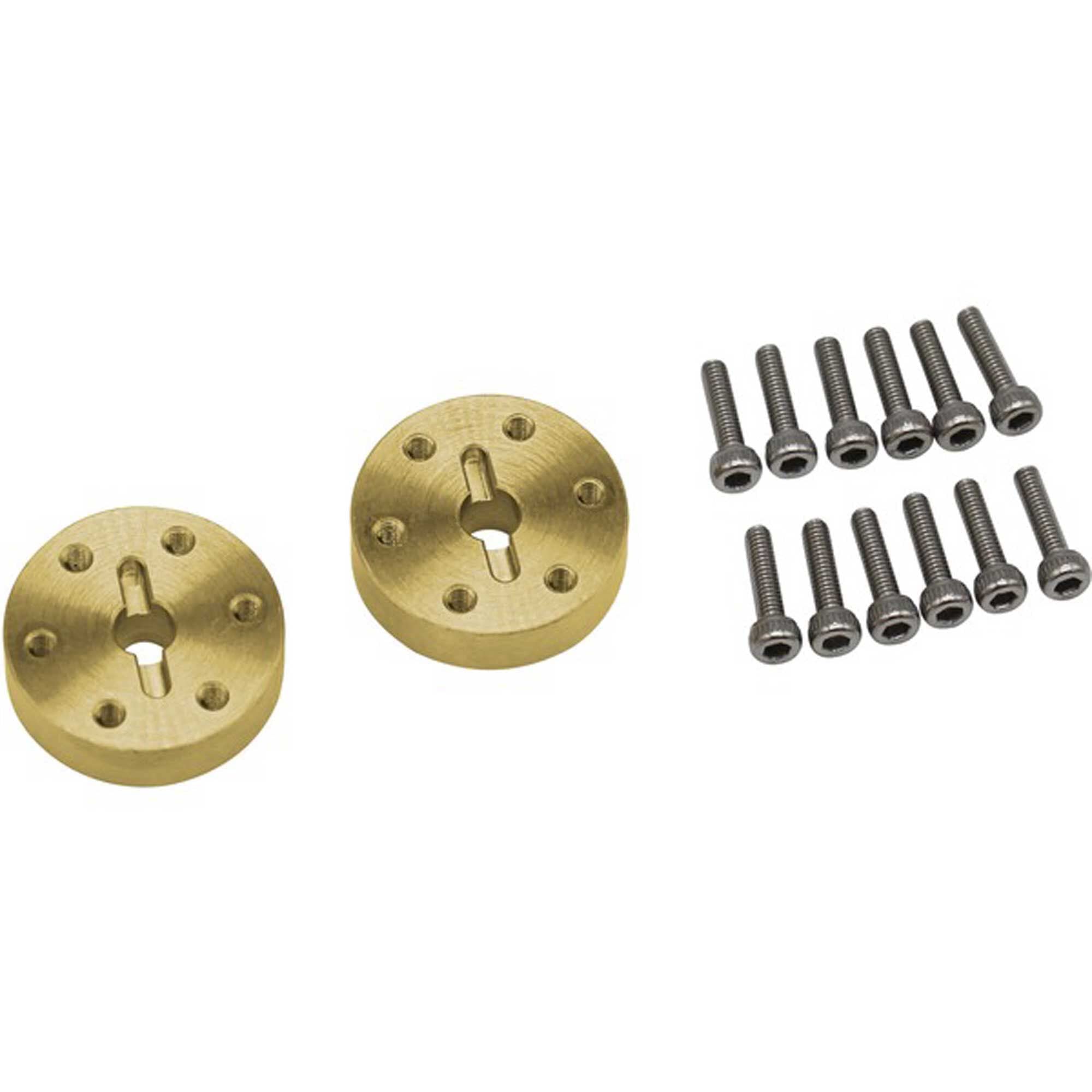 Hot Racing EDR10PH Brass Enduro Beadlock With 20g Pin Drive Adapter: Enduro