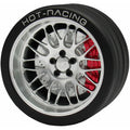 Hot Racing SW49TY08 Silver 10-Y BBS 6061 Steering Wheel NB4