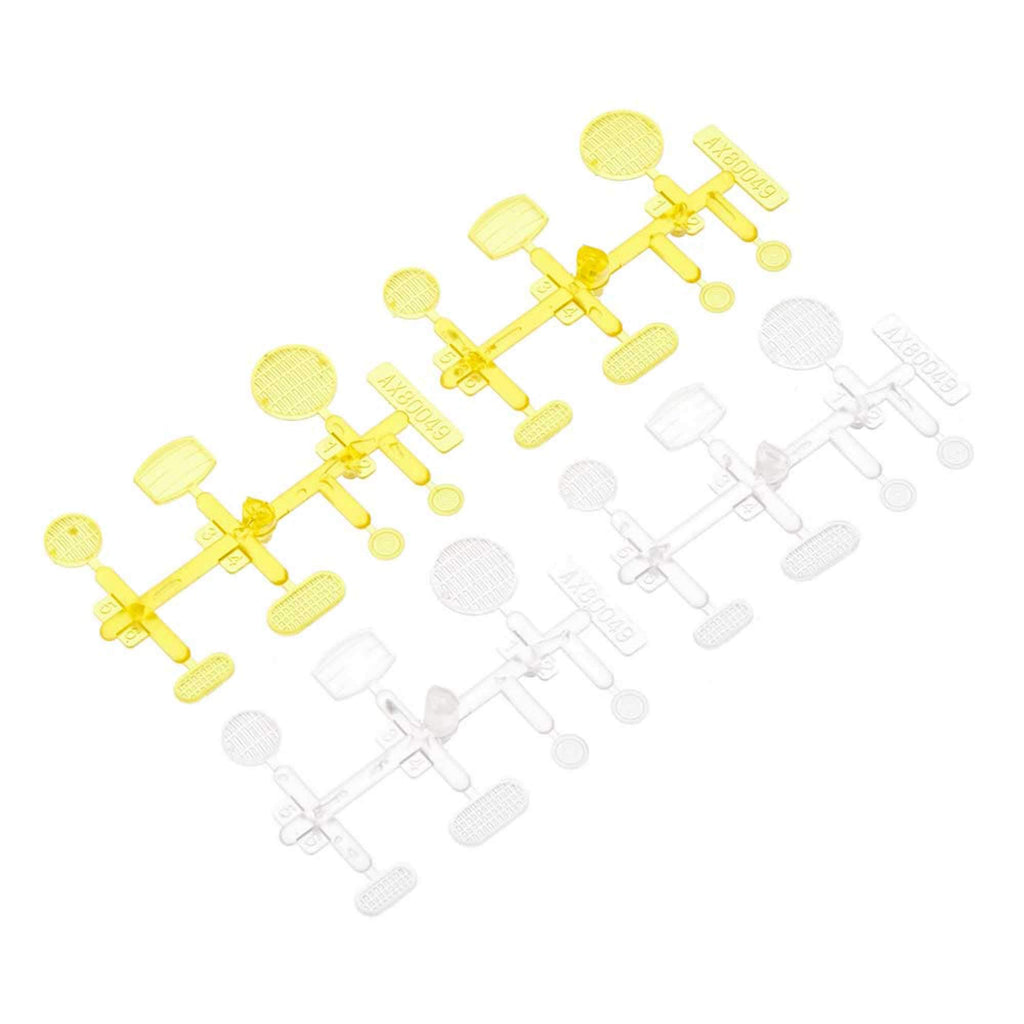 Axial AX80049 Yellow/Clear LED Lens Set(4): RR10