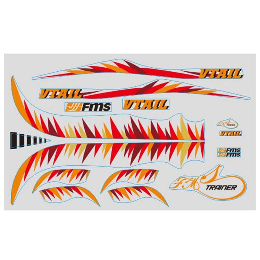 FMS FT109 Decal: V-tail 800mm