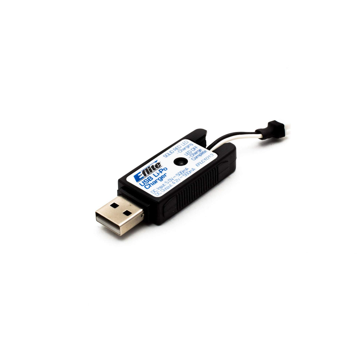 E-Flite EFLC1013 1S USB Li-Po Charger, 500mAh High Current UMX