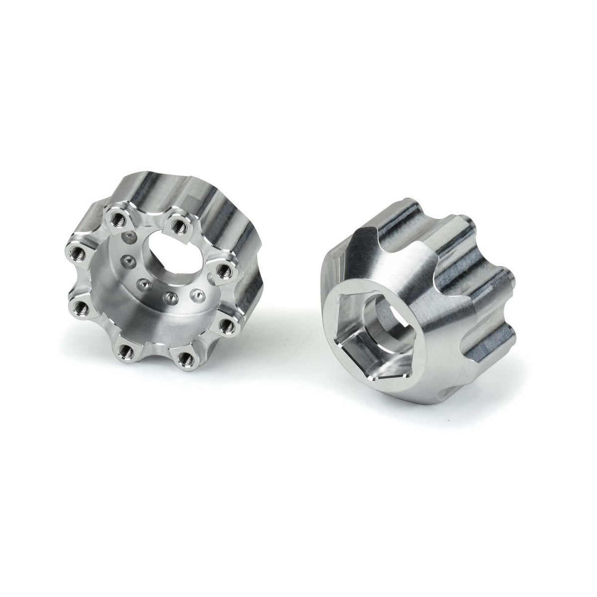 Pro-Line 635300 8x32 to 17mm 1/2" Offset Aluminum Hex Adapters