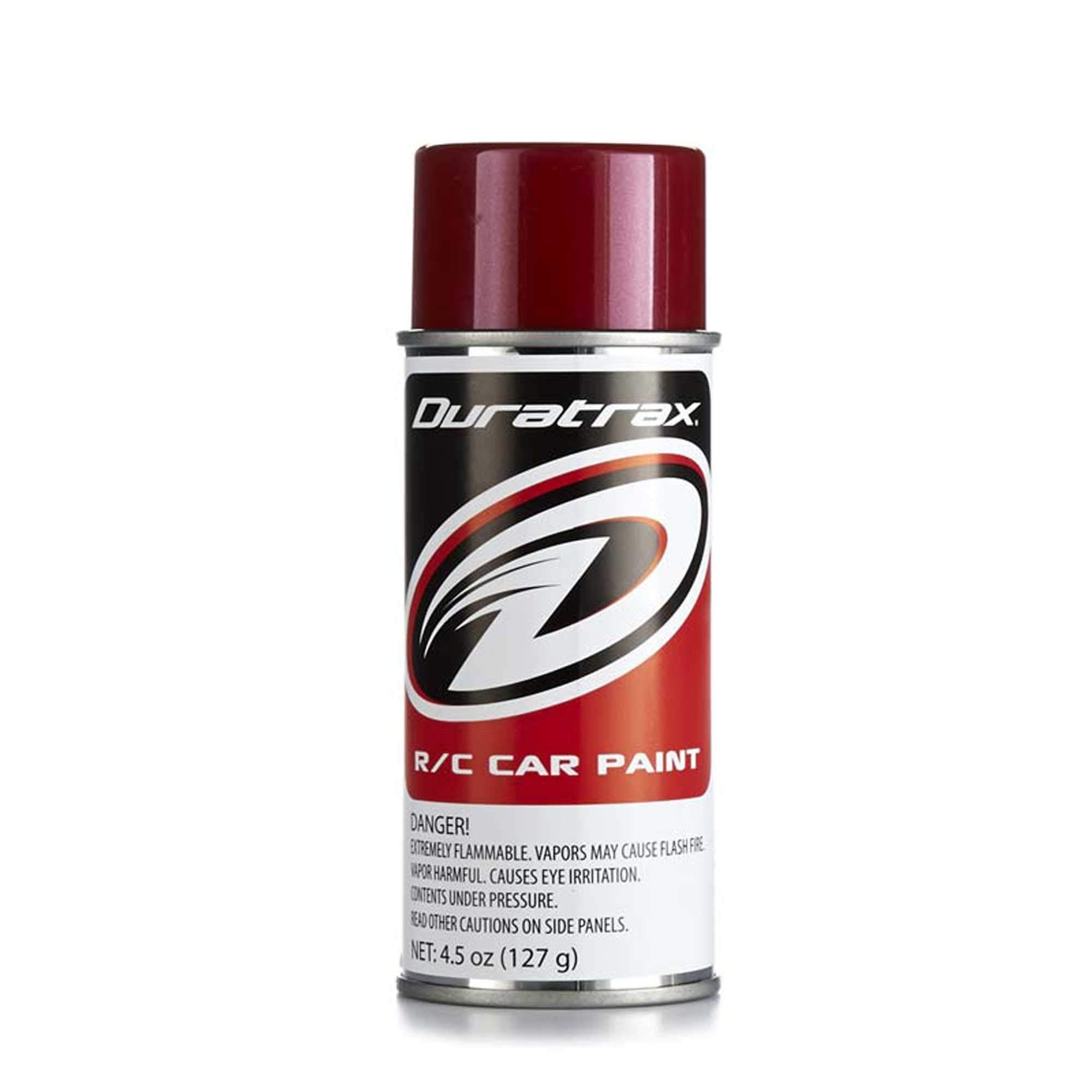 DuraTrax PC264 Polycarb RC Spray Paint, Metallic Red 4.5 oz