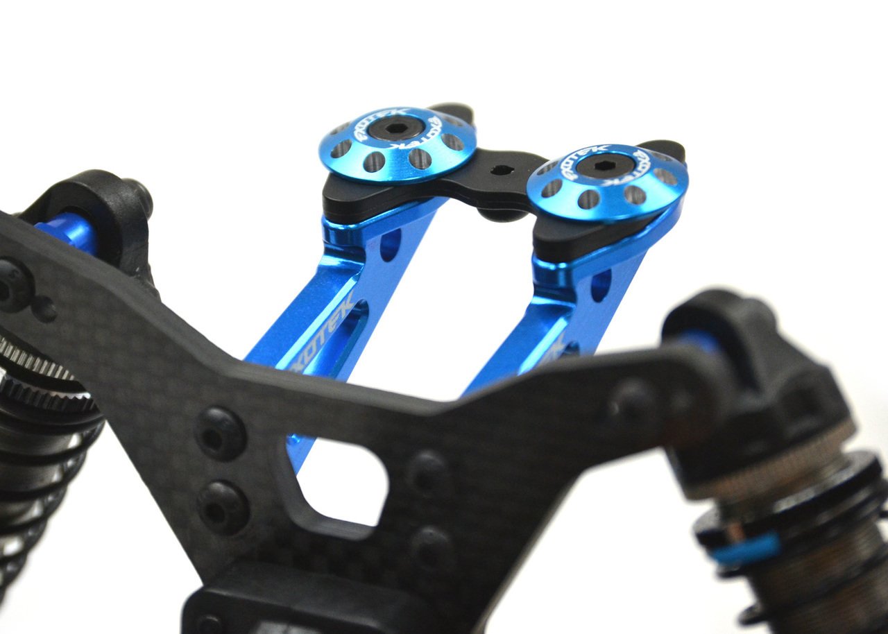 Exotek Racing 1678ORG Flite Wing Buttons V2, 6061 Orange