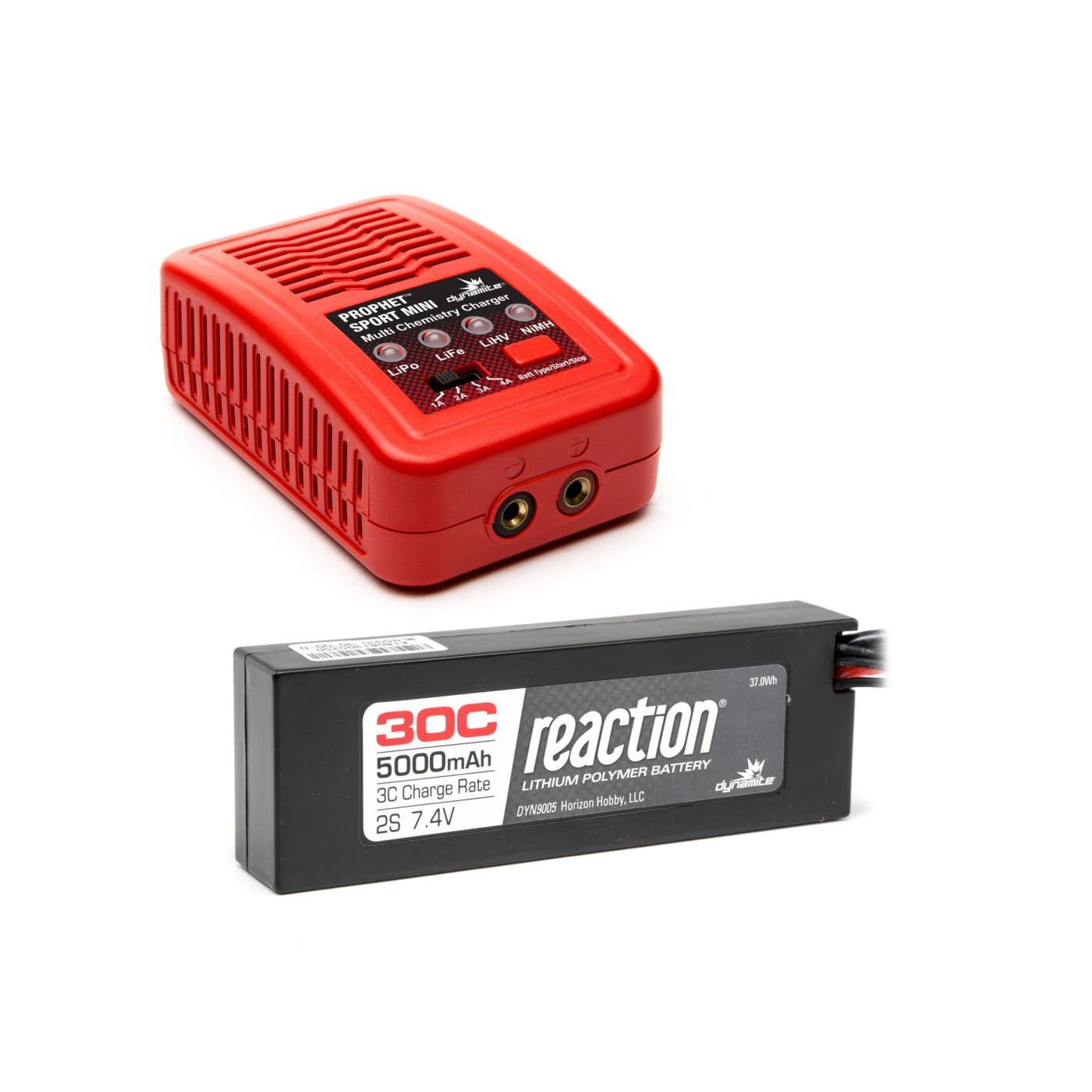 Dynamite DYN1510 Powerstage Bundle - Stage 2: 2S LiPo 5000mAh 30C