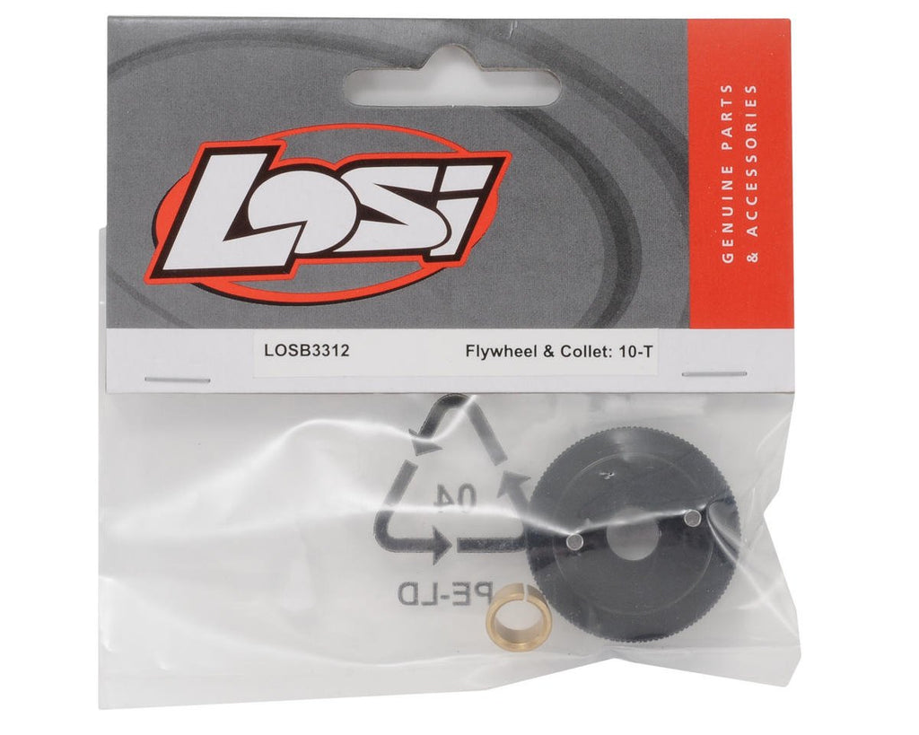 Losi LOSB3312 Fly-Wheel & Collet Set: 1/10 Ten-T & 810-Buggy