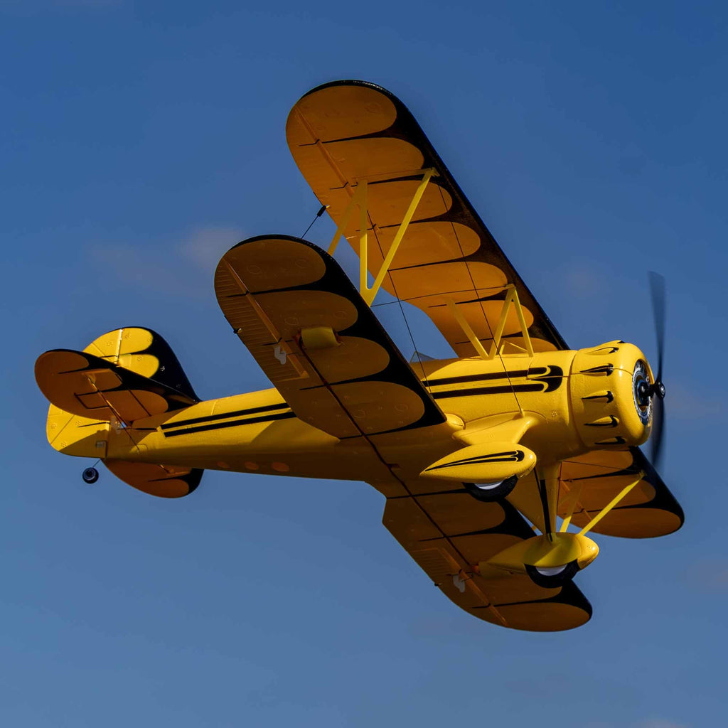 E-Flite EFLU53550Y UMX WACO, Yellow BNF Basic with AS3X & SAFE