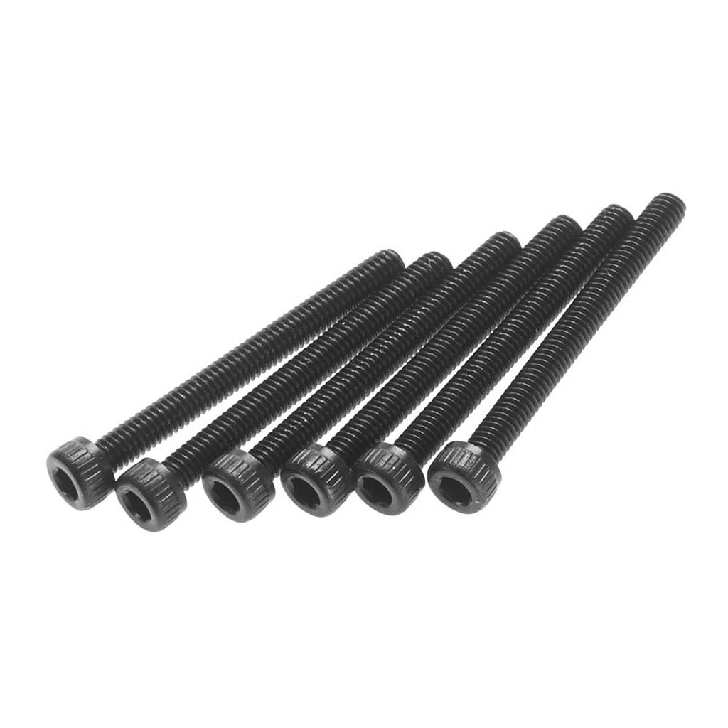 Axial AX31493 Cap Head Screws M2.6x25mm Black (6)