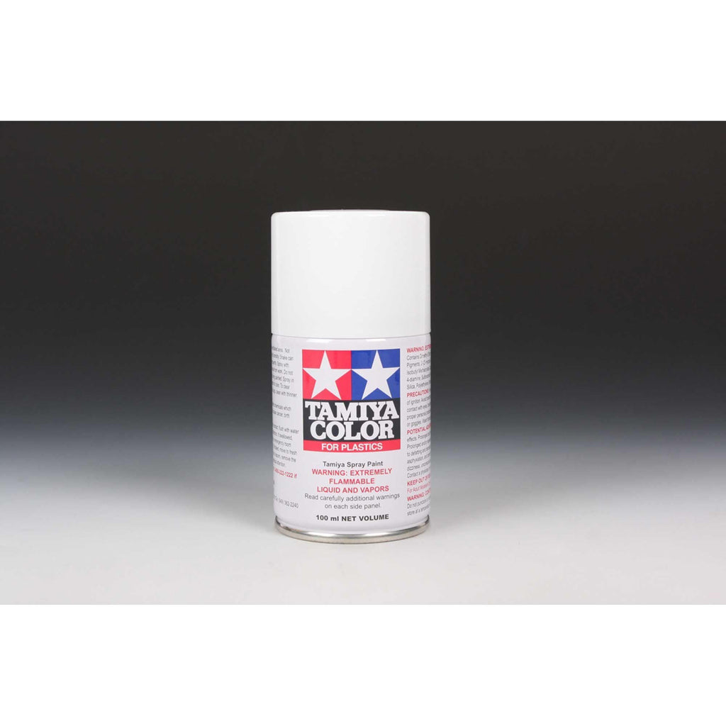 Tamiya 85027 Spray Lacquer TS-27 Matte White - 100ml Spray Can