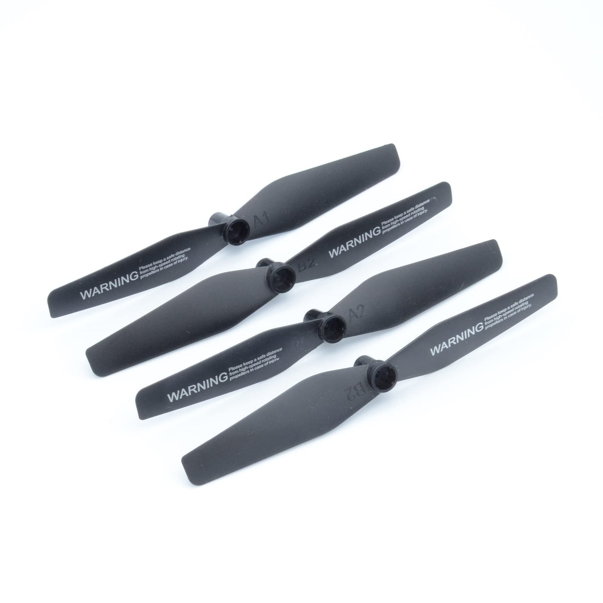 Rage R/C 4406 Propeller Set (4) Black Only; Stinger 2.0