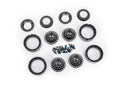 Traxxas 9881-BLK Wheels 1.0 Aluminum Black (4)