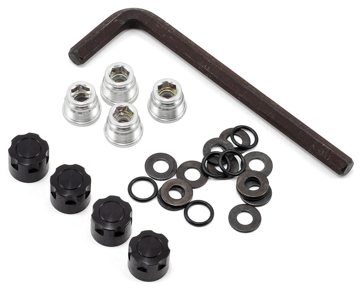 Gmade 70134 1.9 RH03 Wheel Hubs (Black) (4)