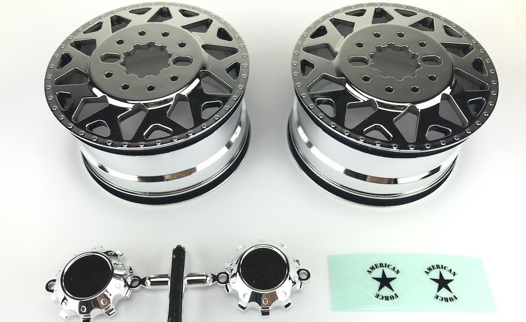 CEN Racing CD0604 American Force H01 Contra Wheel Chrome w/ Chrome Cap