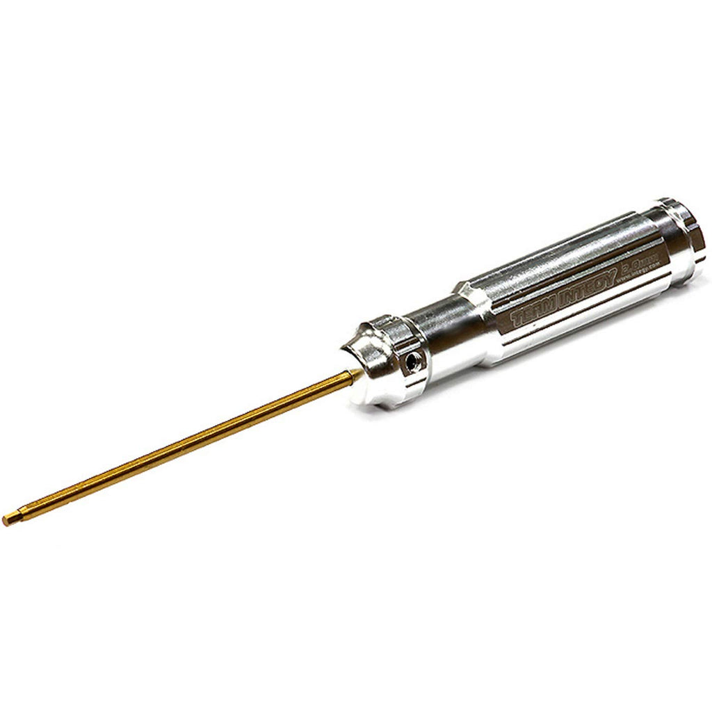 Integy C22301F Titanium-Nitride TiNi Hex Driver Wrench 2.0mm