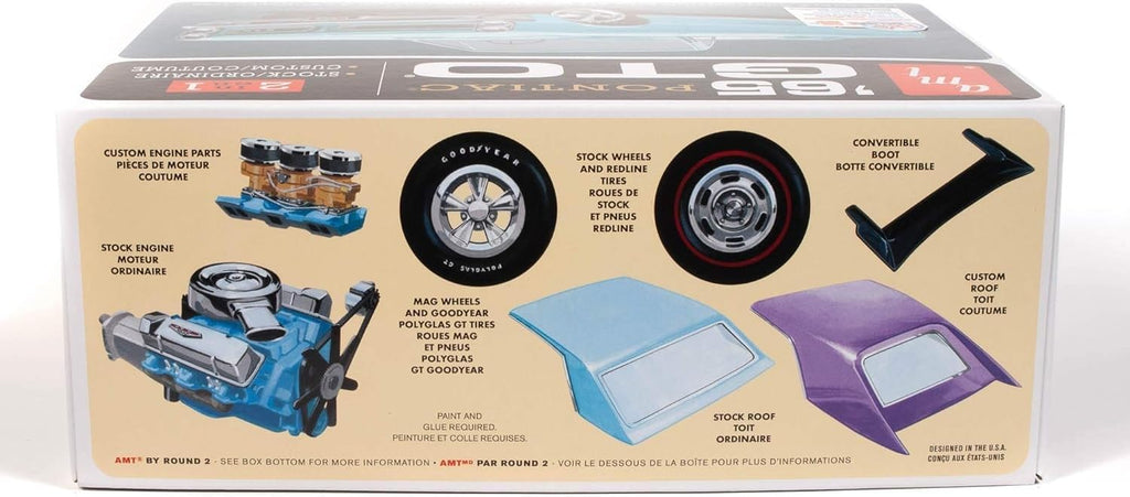 AMT 1191M 1/25 1965 Pontiac GTO Model Kit