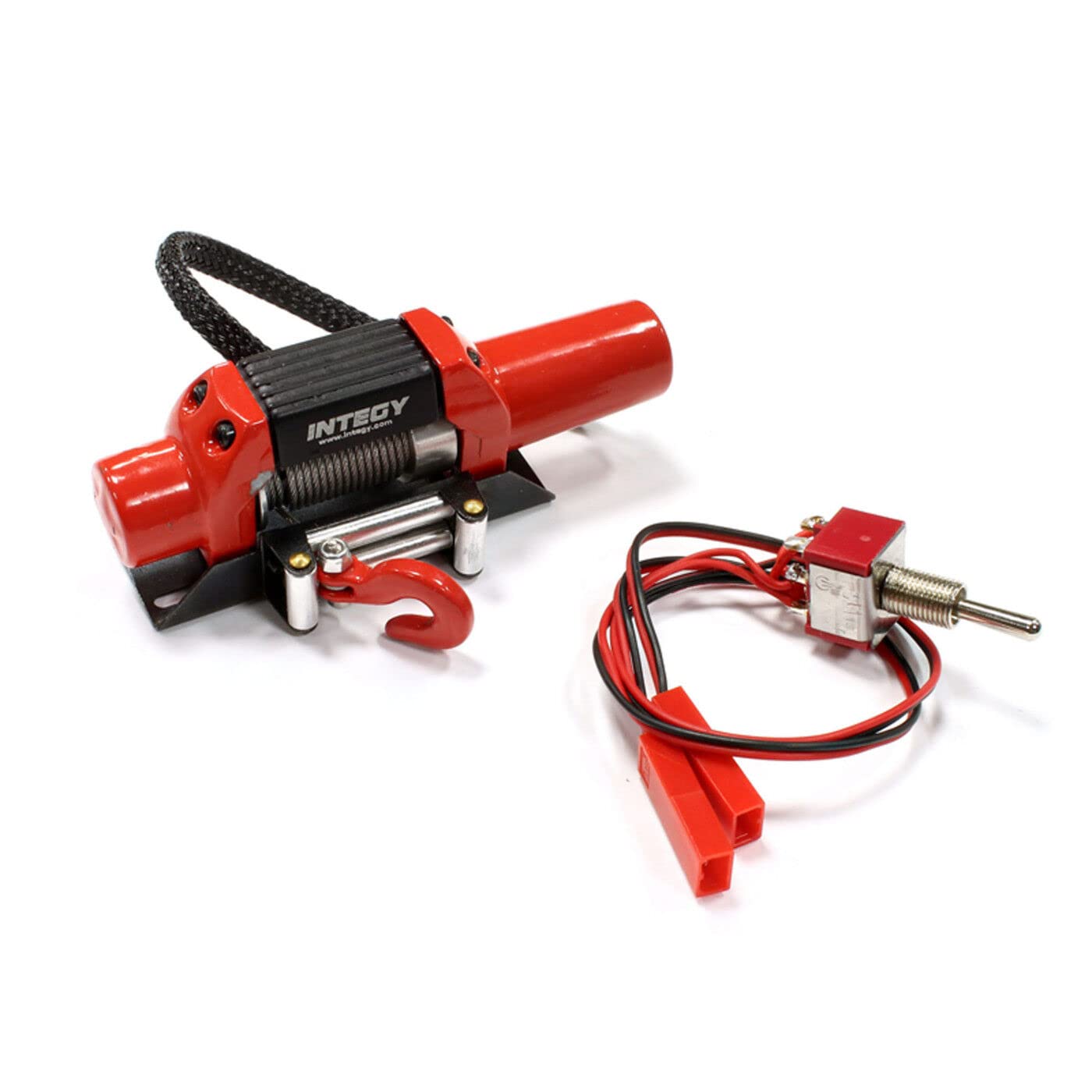 Integy C25452R T5 High Torque Mega Winch, Red; 1/10 Crawler