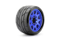 Jetko Tires 1604CLMSGBB2 1/8 SGT 3.8 EX-Super Sonic, Mounted on Metal Blue Claw