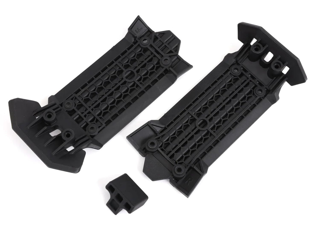 Traxxas 7844 Skid Plate, Front (1), Rear (1)/ Rubber Impact Cushion (1)
