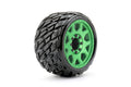 Jetko Tires 1603CGMSGBB1 1/8 SGT 3.8 EX-Rockform, Mounted on Metal Green Claw