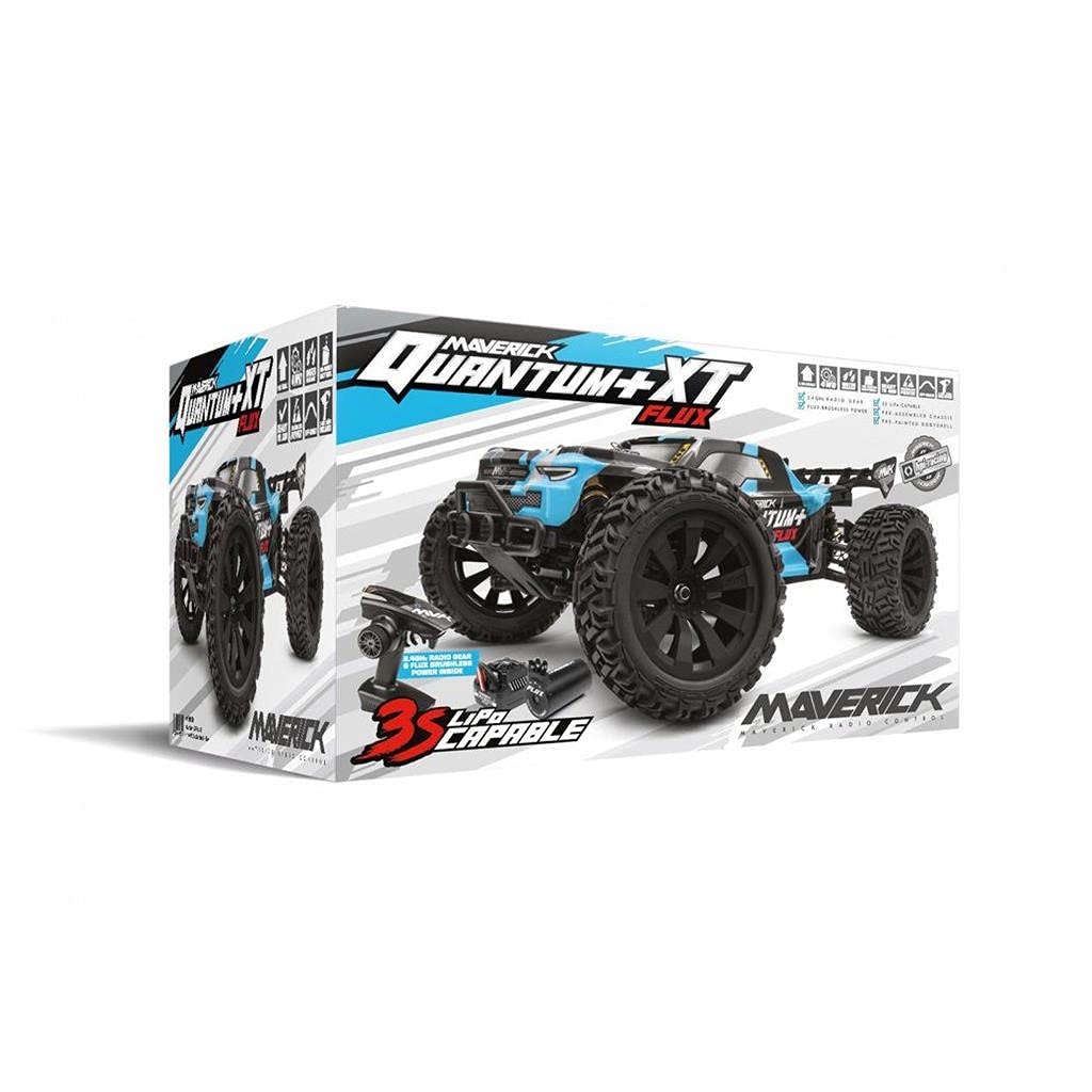Maverick 150300 Quantum+ XT Flux 3S 1/10 4WD Stadium Truck - Blue