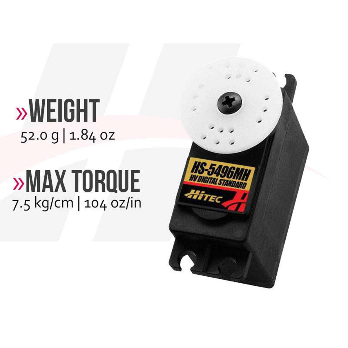 Hi-Tec 35496S Digital High Voltage Metal Gear HS-5496MH: Universal