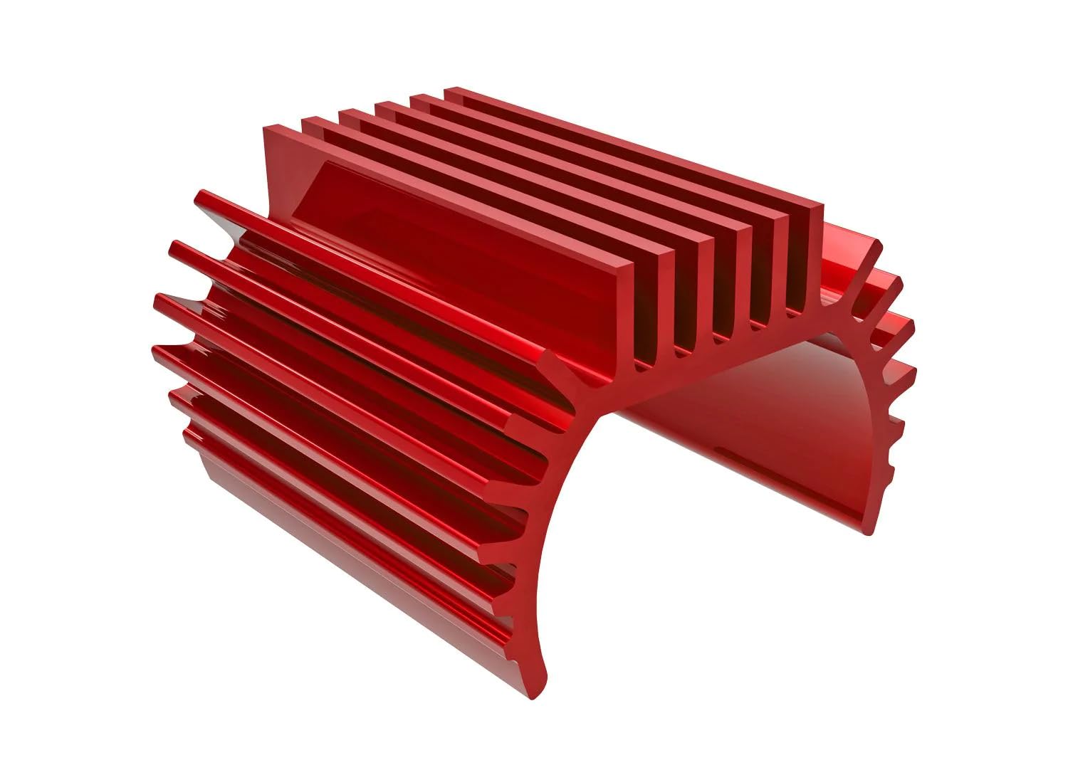 Traxxas 9793-RED Heat Sink, Titan 87T Motor (6061-T6 Aluminum, Red-Anodized)