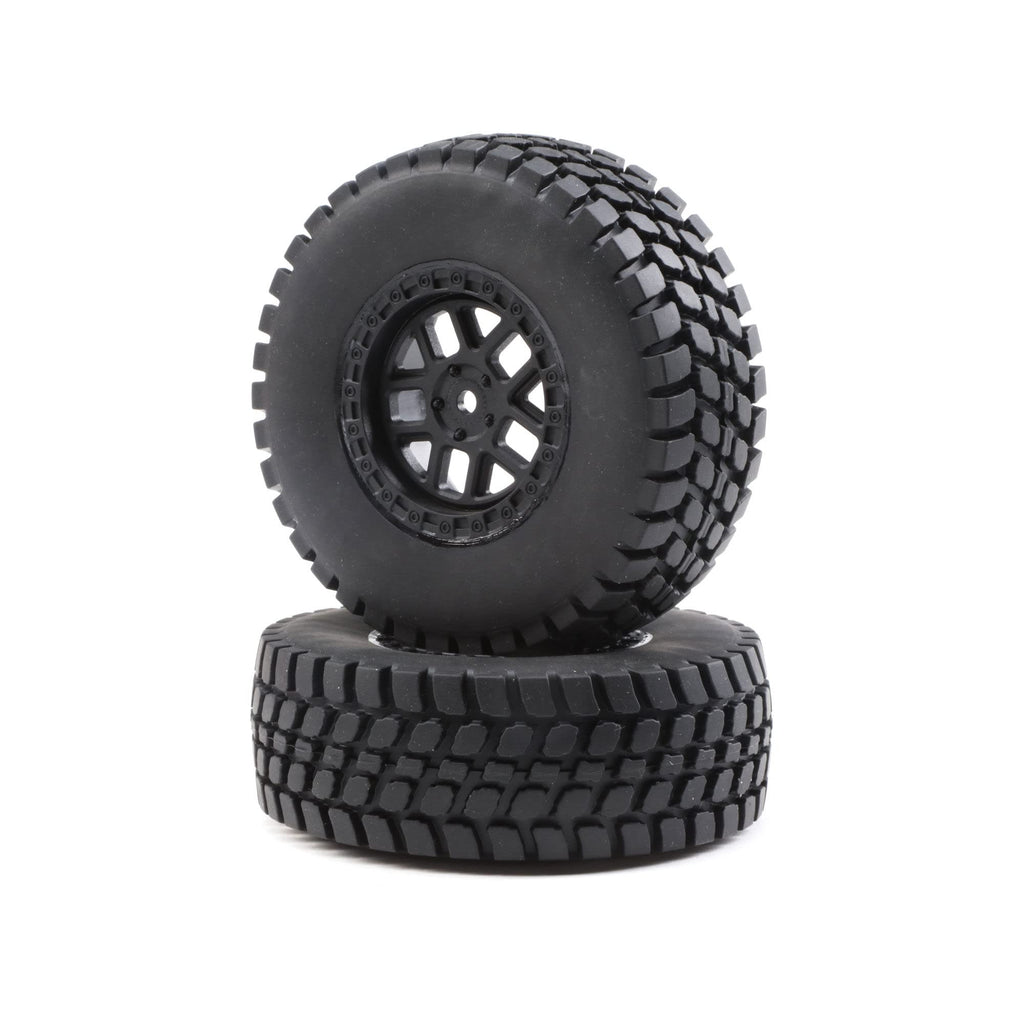 Losi LOS43025 Alpine Wheel and Tire Mounted (2): BR