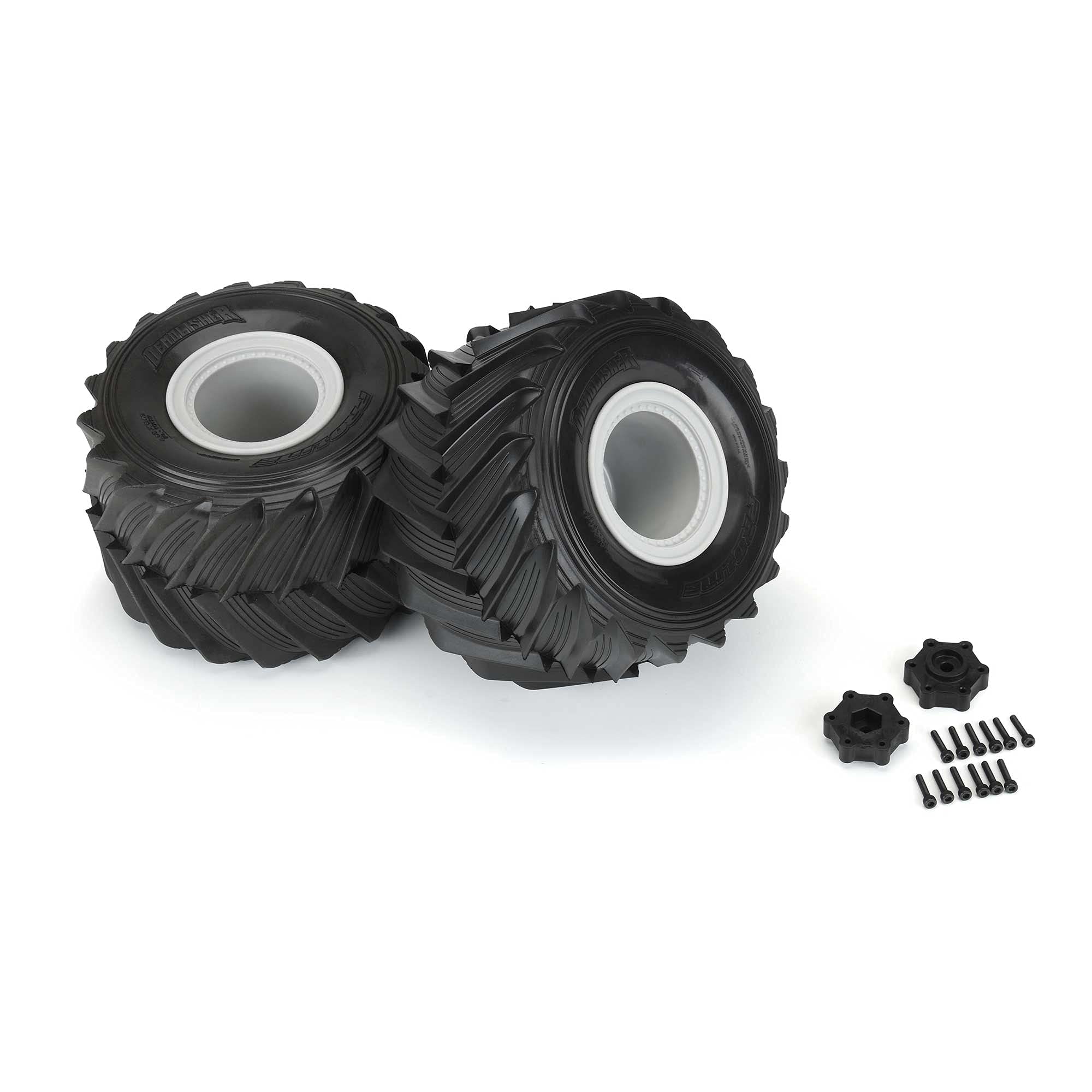 Pro-Line 1018715 Demolisher 2.6"/3.5" MTD Gray Wheels LMT F/R