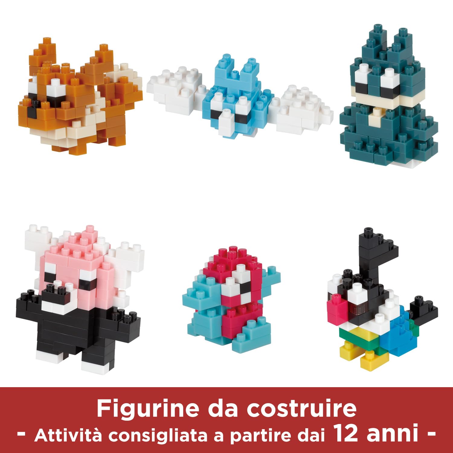 Nanoblock 22362 Pokemon Type Normal Set 1 "Pokemon", Nanoblock mininano