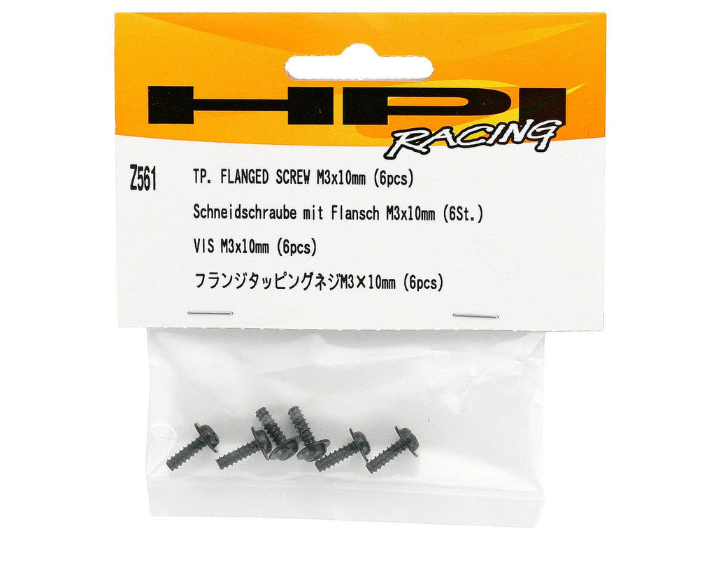 HPI Racing Z561 Tp. Flanged Screw M3X10mm (6pcs)