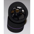 BSR F1234S 1/12 Spec Tire, Rear Mnt Whl, Team Purple (2)
