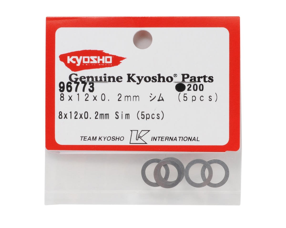 Kyosho 96773 Shims 8X12X0.2mm