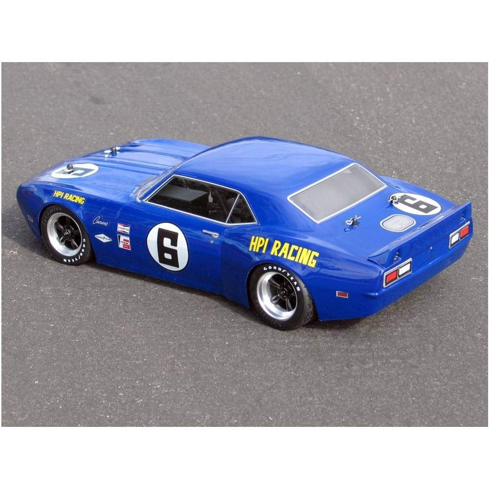 HPI Racing 118010 1968 Chevrolet Camaro Body, Clear (200/210mm) Wheelbase 255mm