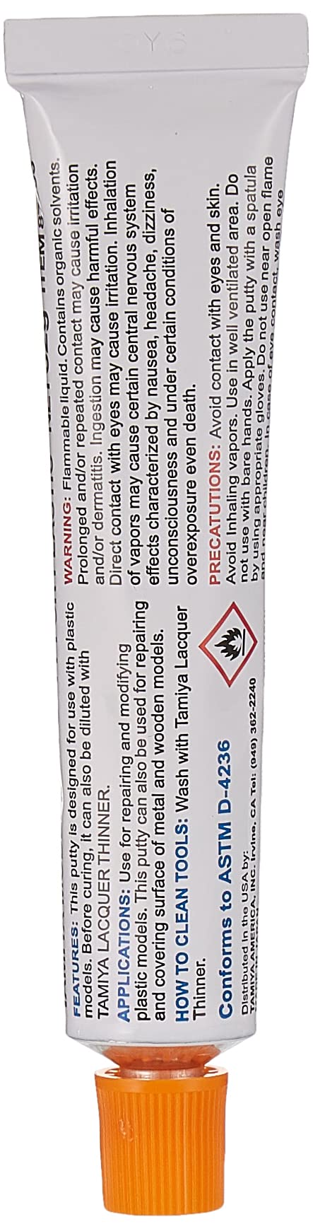 Tamiya 87053 Basic Type Putty Plastic Model Filler Hobby Modeling Supply