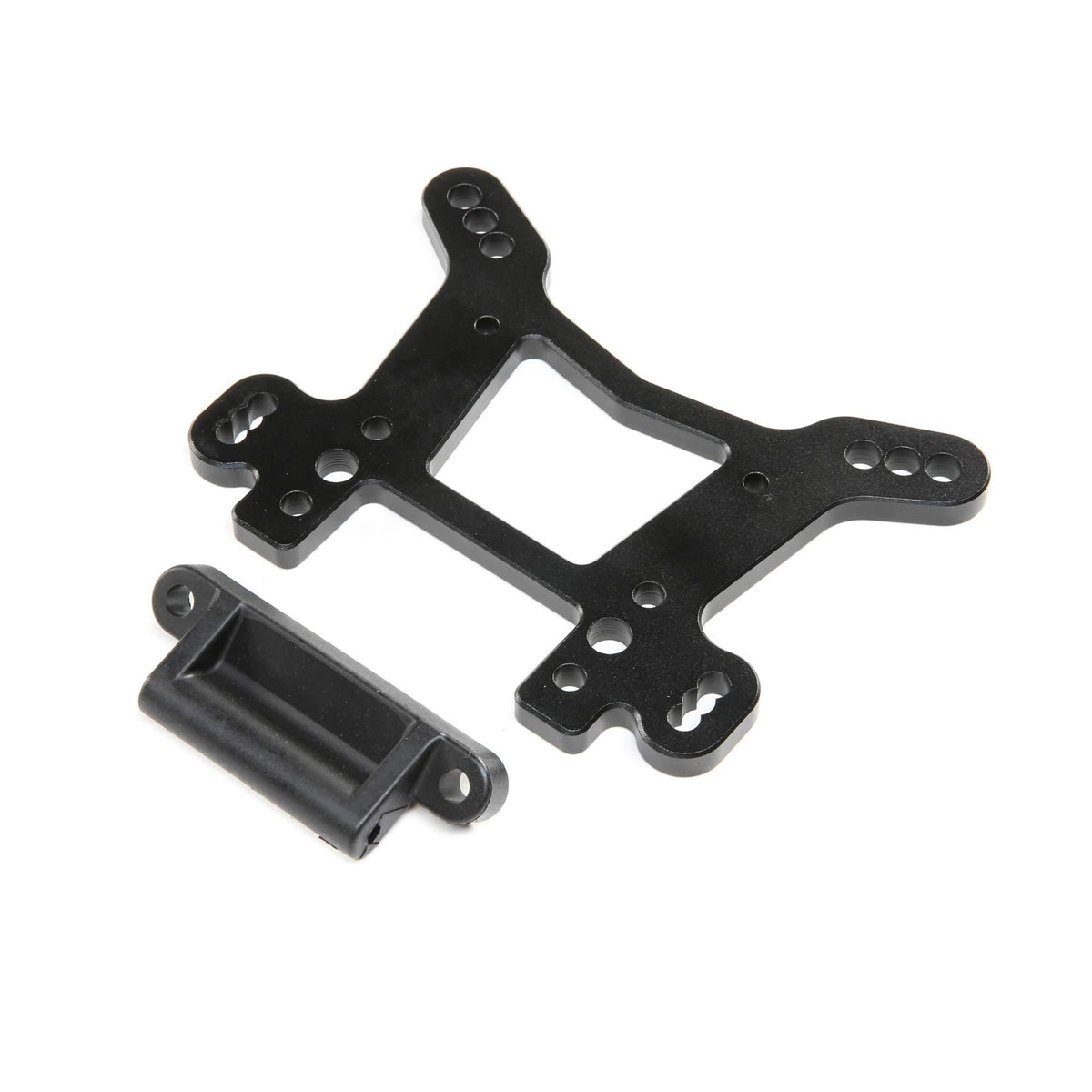 Losi LOS254063 Shock Tower, Front, Black, AL: DBXL-E 2.0