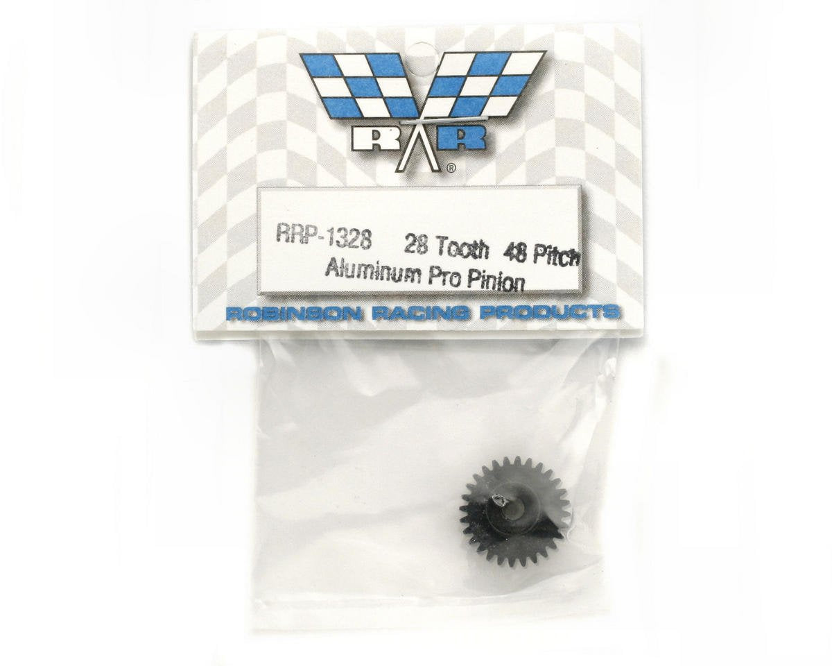 RRP 1328 Black Aluminum Pro Pinion Gear 28T 28-T/Tooth 1/8 Bore 48P/Pitch