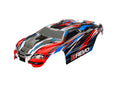 Traxxas 7115-RBLU Body 1/16 E-Revo, Red & Blue