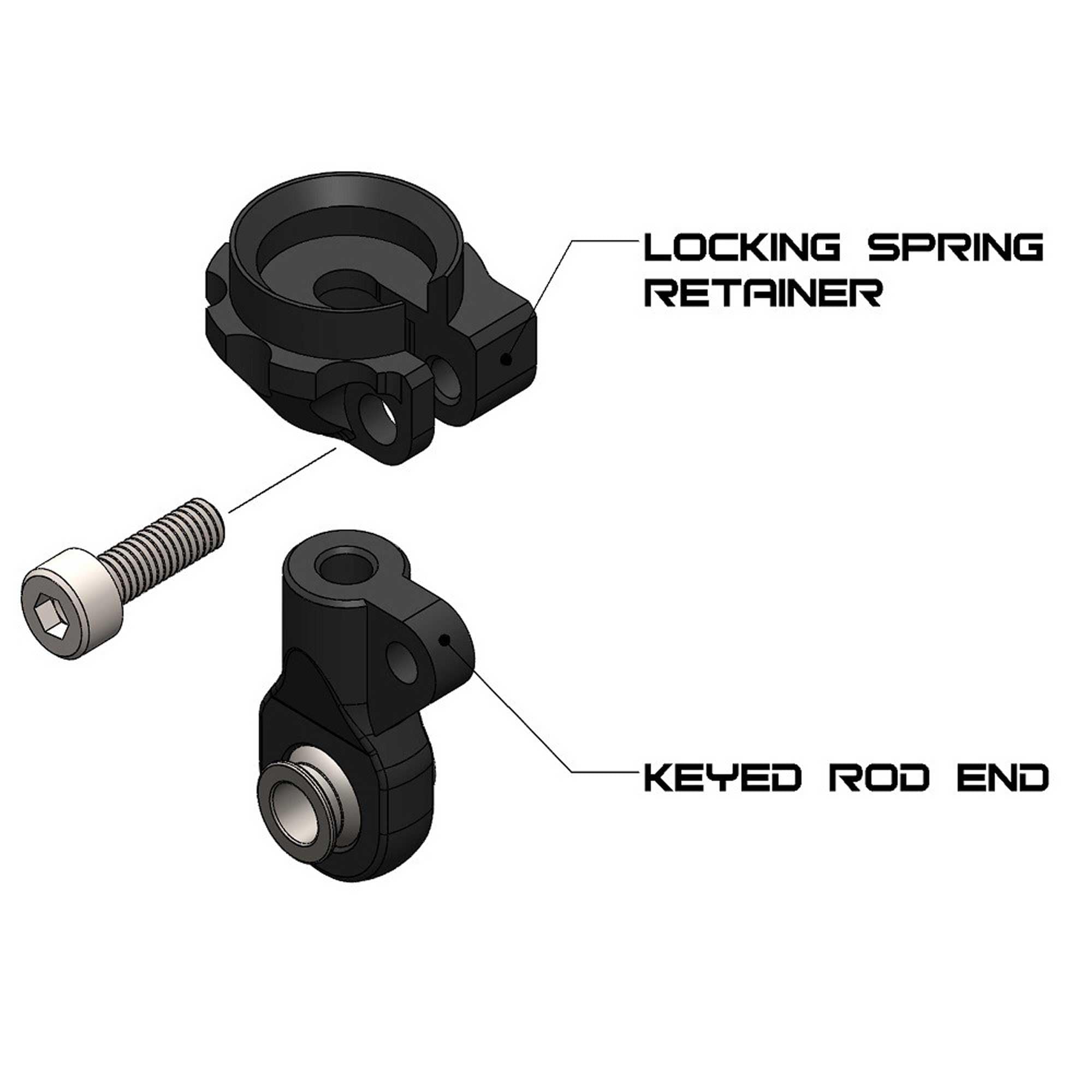 Vanquish Products IRC00501 S8E 90mm Scale Shock Set