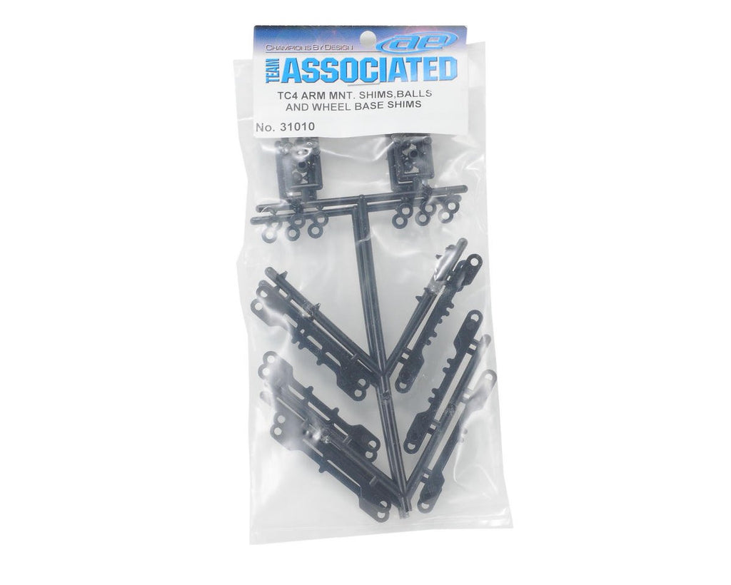 Team Associated 31010 Arm Mount Shims/Balls/Wheelbase Shims: TC4