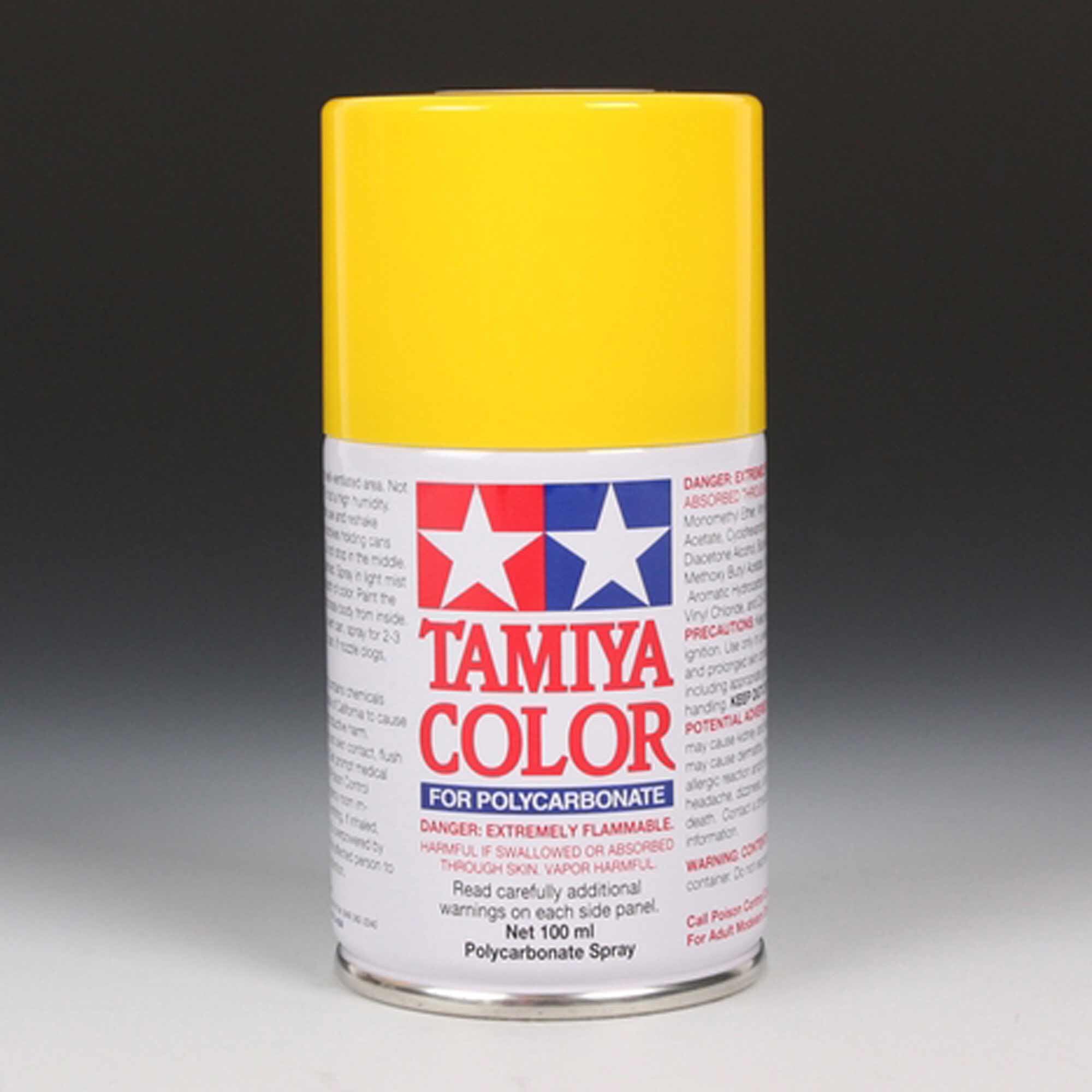 Tamiya 86006 Polycarbonate RC Body Paint 100ml Spray Can PS-6 Yellow