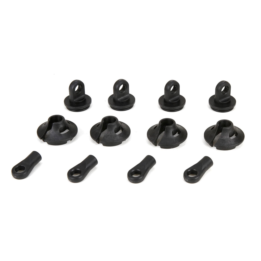 Losi LOS253006 Spring Cups/Clips/Shock Ends (2): 1:5 4wd Desert Buggy XL