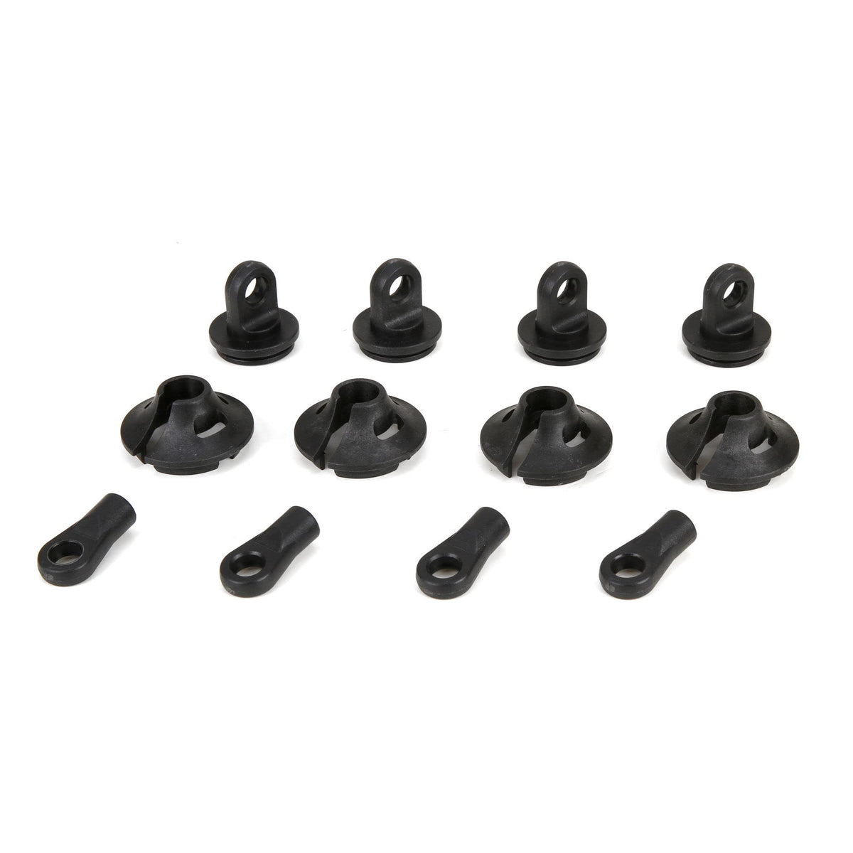 Losi LOS253006 Spring Cups/Clips/Shock Ends (2): 1:5 4wd Desert Buggy XL