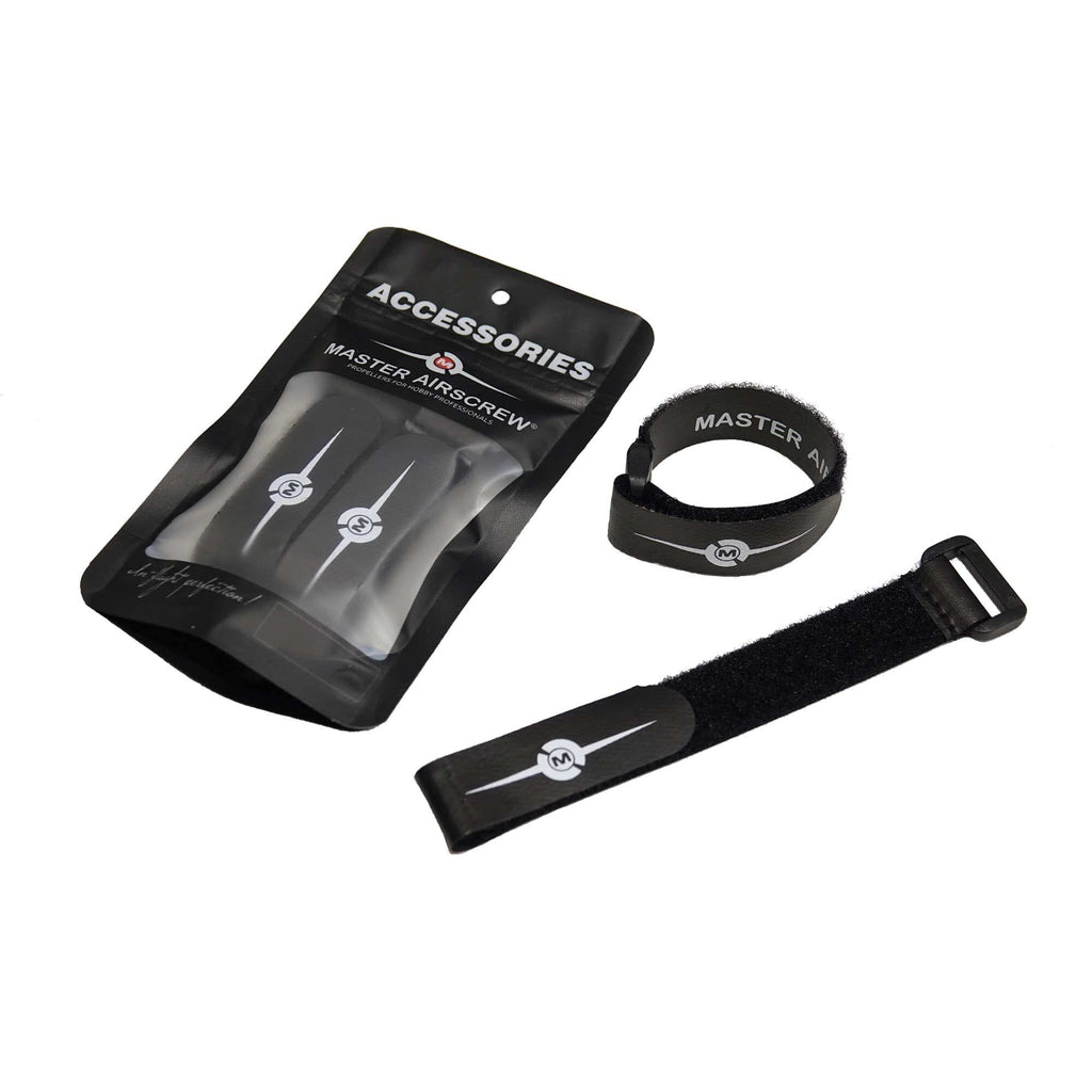 Mascot BATT260B Battery Strap Non-Slip Black 260mm x2