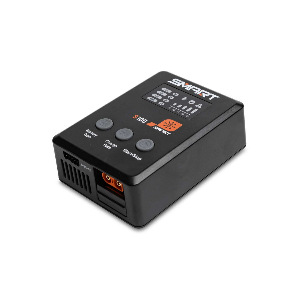 Spektrum X-1035 Smart Powerstage Surface Bundle: 5000mAh 4S 50C LiPo Battery (IC5) / 100W S100 Charger