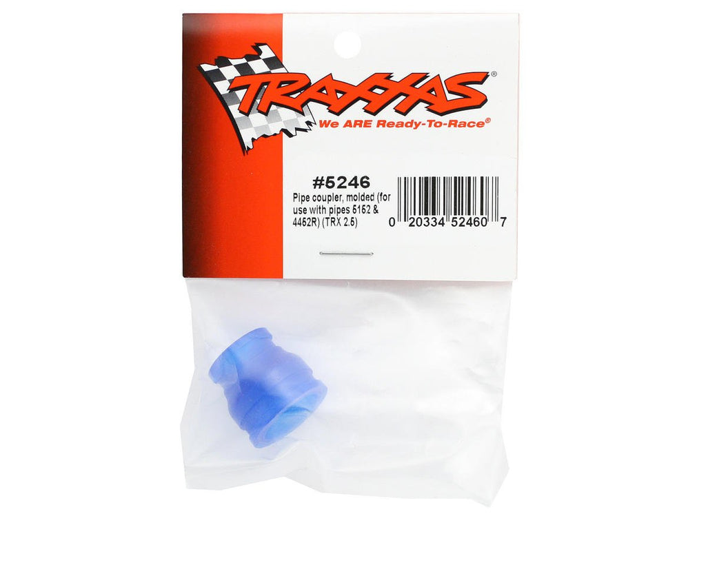 Traxxas 5246 Tuned Pipe Blue Silicone Coupler T-Maxx 2.5 Nitro 4-Tec Rustler