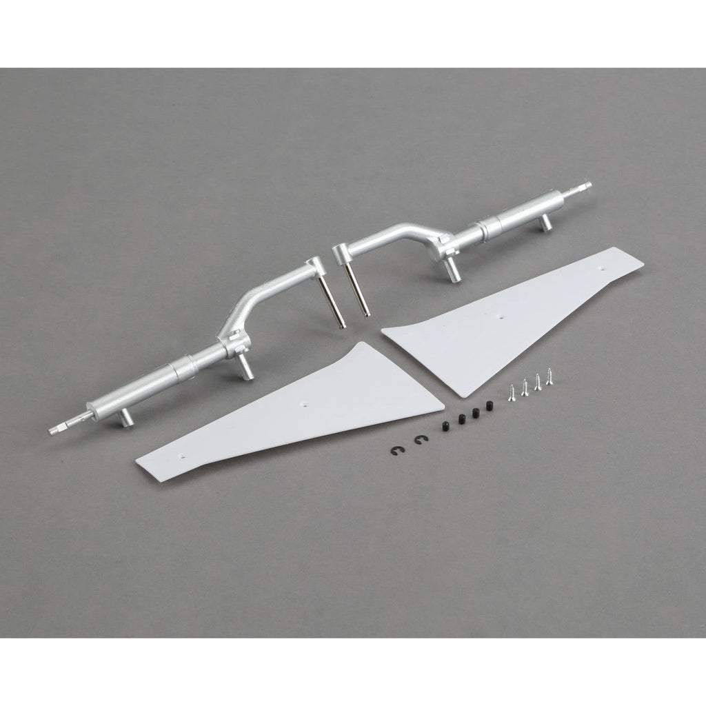 E-Flite EFL8207 Landing Gear, Struts, & Door Set: P-51D 1.2m