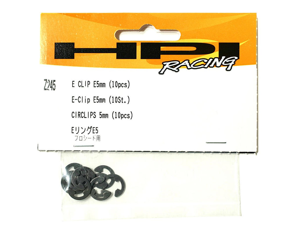 HPI Racing Z245 E Clip 5mm (10pcs)