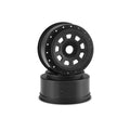 J-Concepts 3421B 9-shot 17mm Hex SCT Tire Wheel, Black 2pc