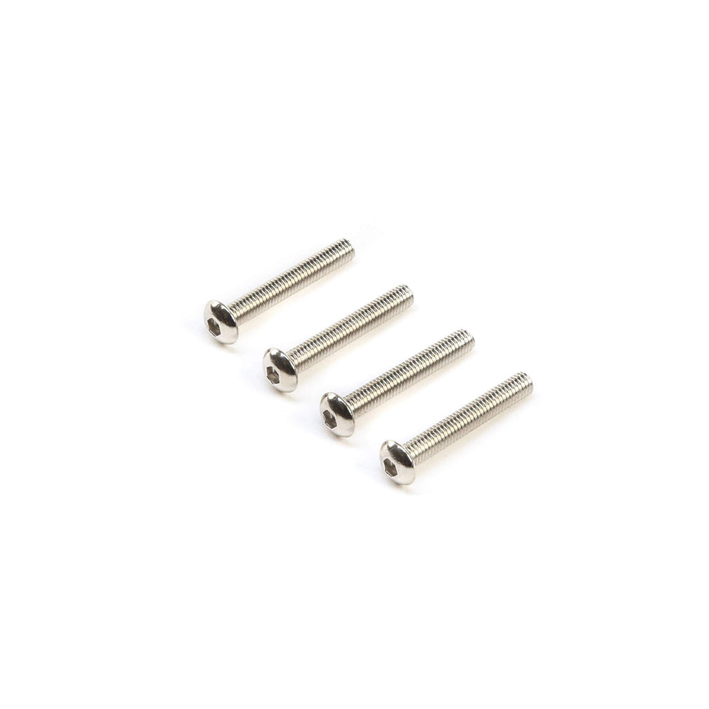 Team Losi Racing TLR245006 Left Hand Button Head Screws, M3x20mm (4)
