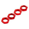 Arrma 330360 Aluminum Wheel Nut 17mm Red Nero (4)
